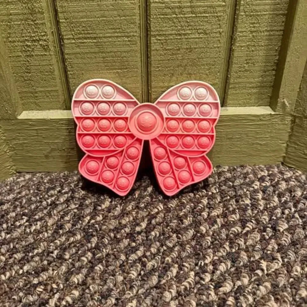 Pink Bow Pop-It Fidget Toy